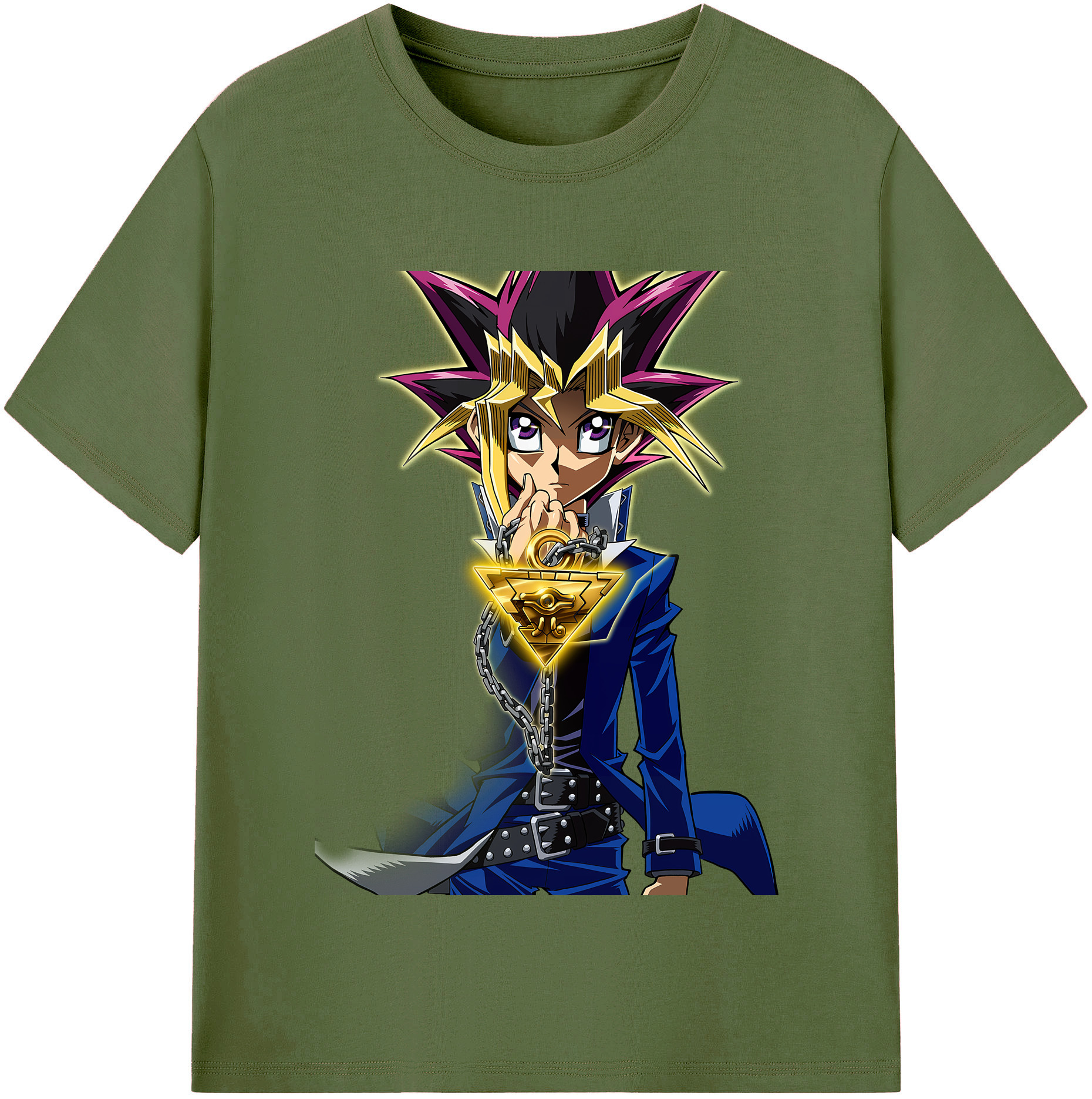 （画像用） 遊☆戯☆王 Yu-Gi-Oh! 綿100％半袖Tシャツ（フロントプリント）